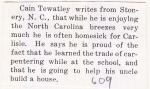 Cain Tewatley Student File Cain Tewatley Student File