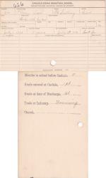 Theron Lears (Looks With His Ears) Student File