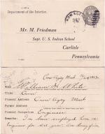 William H. White Jr. Student File