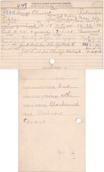 George Ohmert Student File