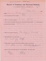 Don McDonald Student File