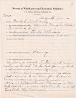 David H. Roubidoux Student File