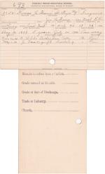 Thomas La France Student File