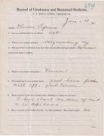 Thomas La France Student File