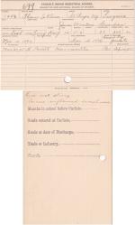 Thomas Le Clerce Student File