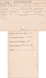 Peter White Student File