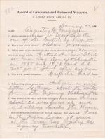 Augustus Grignon Student File