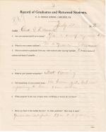 Charles S. Damon Student File Charles S. Damon Student File