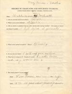 William Corbett Student File William Corbett Student File
