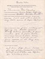Theodore McCauley Student File