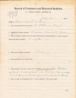 Sherman Coulon Student File