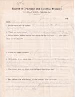 Benjamin Doxtator Student File