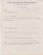 Grace Smith Student File