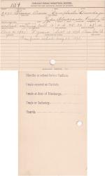 Glennie Pierce Student File 