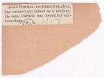 Jesse Powlas Student File