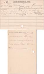 Elmer Printup Student File