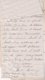 Joseph Nelson Student File