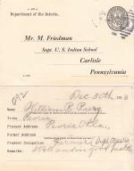 William B. Peery Student File