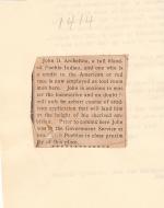 John D. Archuleta Student File John D. Archuleta Student File