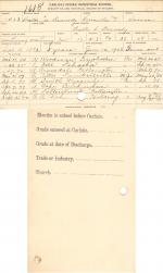 Walter Lee Kennedy Student File