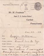 Eugene Williams Student File Eugene Williams Student File