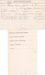 Thomas Tygar Student File Thomas Tygar Student File