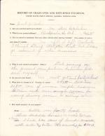 Jacob J. Asher Student File 