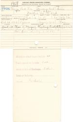 George Red Fox Student File 