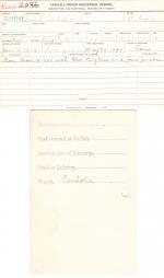 Louis I. Tarbell Student File