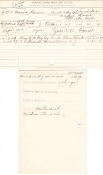 Mamie Hoxie Student File