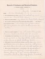 Hulda Cleveland Student File