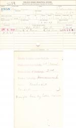 Mary Ayers Student File