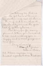 Mary Cook (Ovwari) Student File [entered 1901]