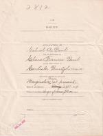 Clara Frances Paul Student File