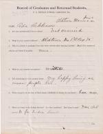 Ada Sockbeson Student File
