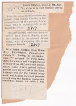 Fannie Charley Student File