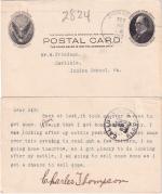 Charles (Klah) Thompson Student File