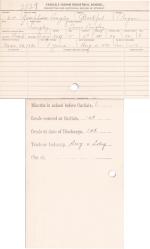 Josephine Langley Student File