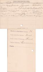Agnes Sanderville Student File