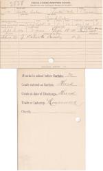 Hattie Baker Student File