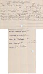 Maria M. Castro Student File