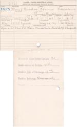 Mary J. Bradshaw Student File