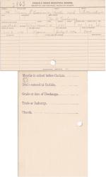 Mary F. Cushaway Student File