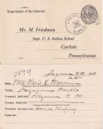Maria S. Marmon Student File