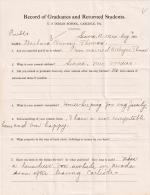 Barbara Showarumy Student File