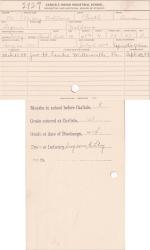 Mary Natsawa Student File
