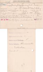 Louise Standing Soldier Student File