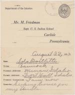 Ida Estella Bartlett Student File