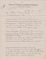 Esther Browning Student File