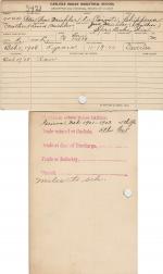Peter William Mishler Student File Peter William Mishler Student File